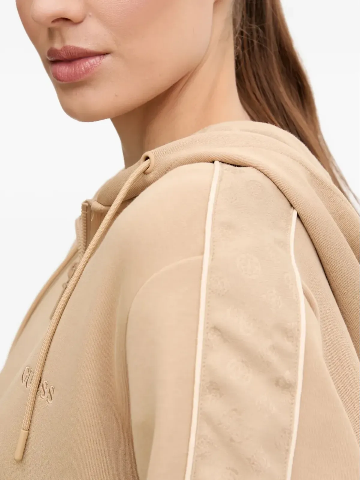 GUESS USA ジップアップパネルドフーディ - 画像4