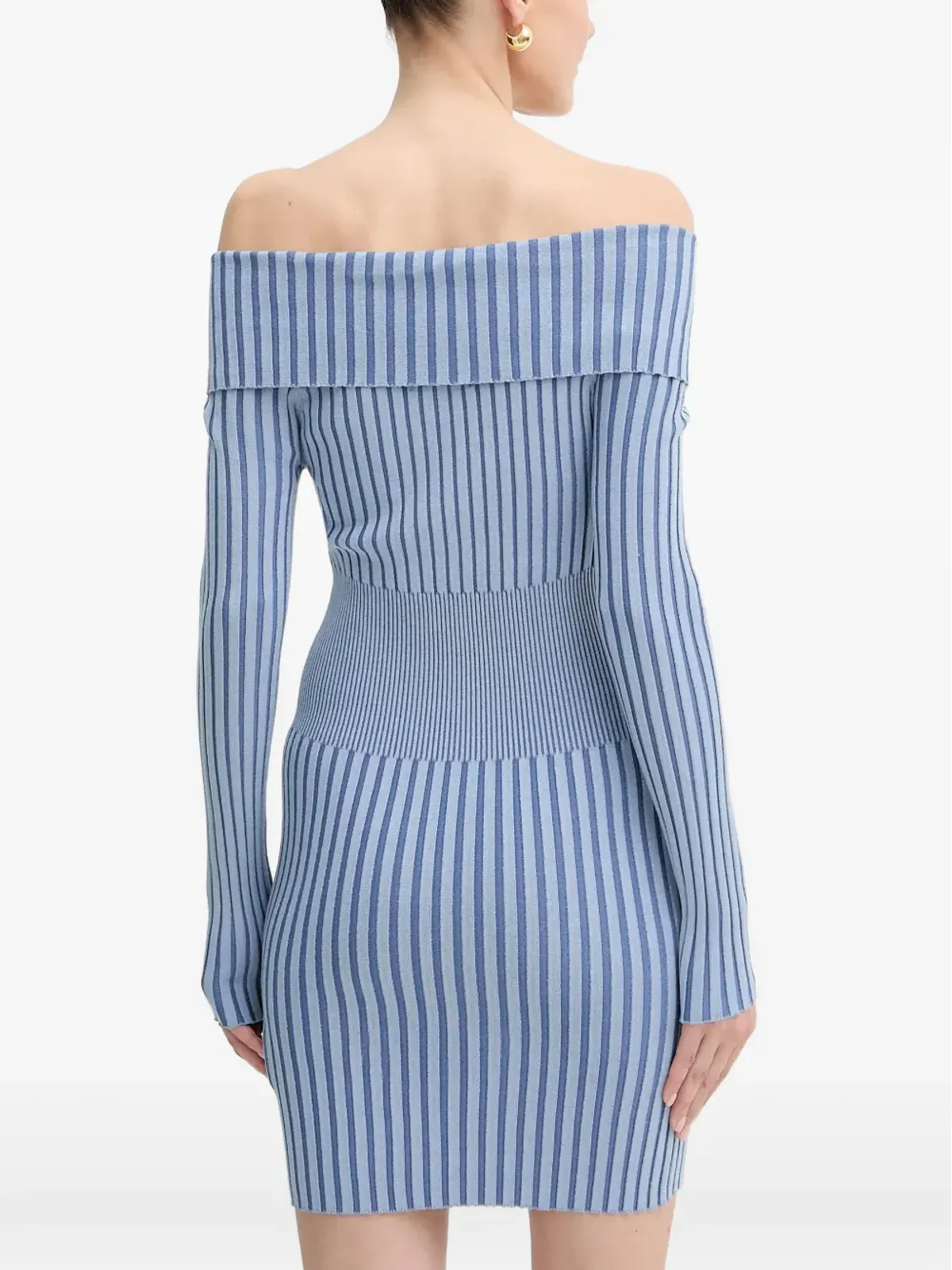 GUESS USA ジップ付きリブ編みミニドレス - 画像3
