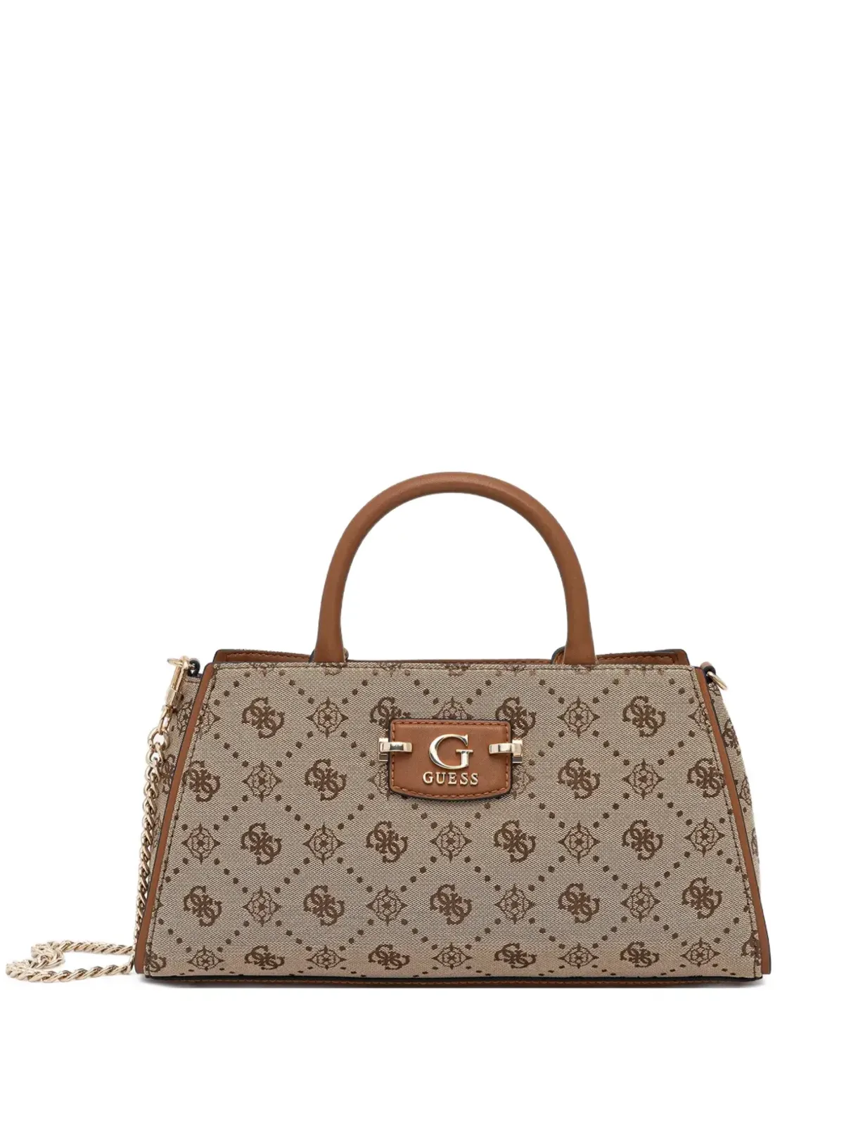 GUESS USA モノグラム・トップハンドル・トートバッグ - 画像1
