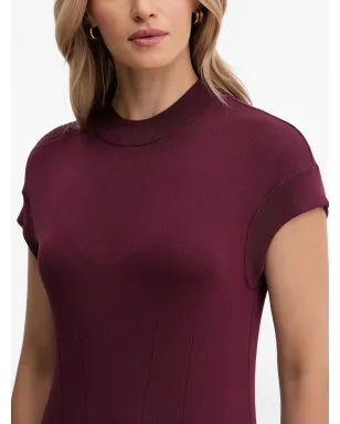 Armani Exchange クルーネック パネル付きミニドレス - サムネイル4