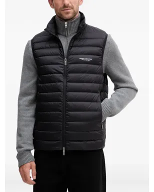 Armani Exchange ジップファスナー付きキルティングジレ - サムネイル1