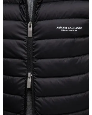 Armani Exchange ジップファスナー付きキルティングジレ - サムネイル5