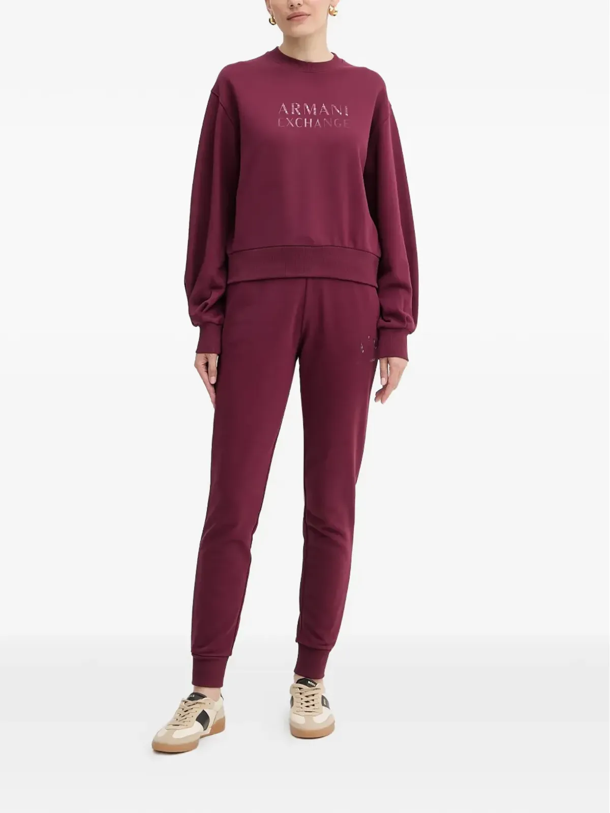 Armani Exchange ロゴ クルーネック トップ - 画像2