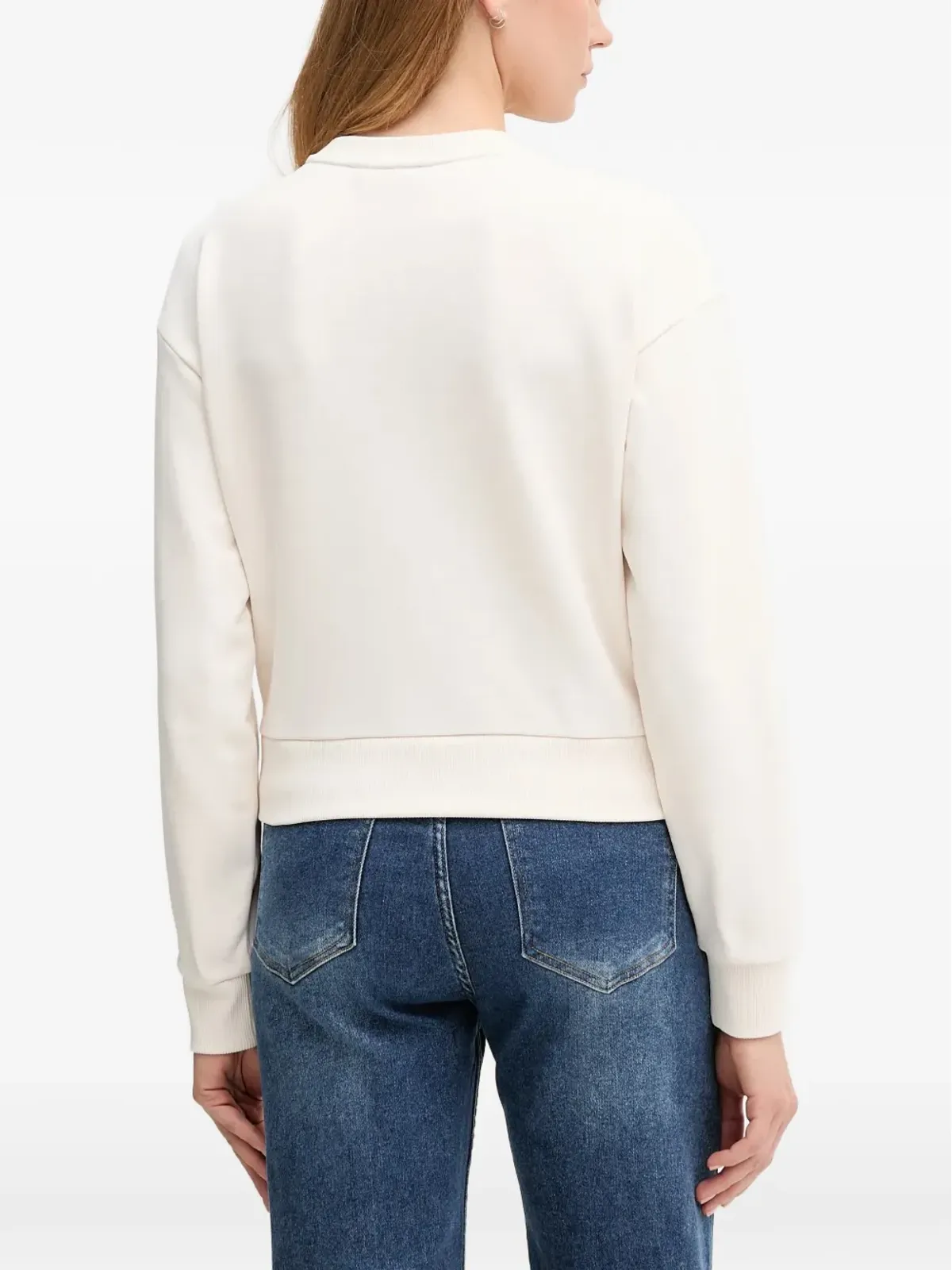 Armani Exchange リブ編みカフスのスウェット - 画像2