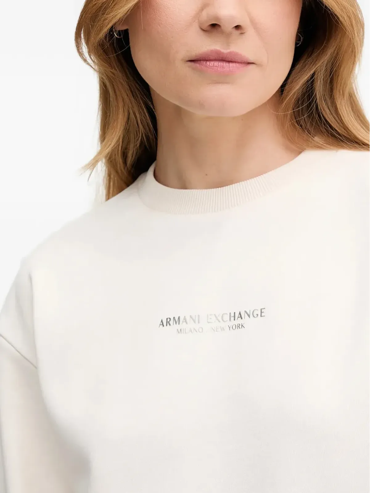 Armani Exchange リブ編みカフスのスウェット - 画像3