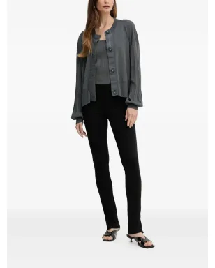 Armani Exchange リブニットトップ - グレー - サムネイル2