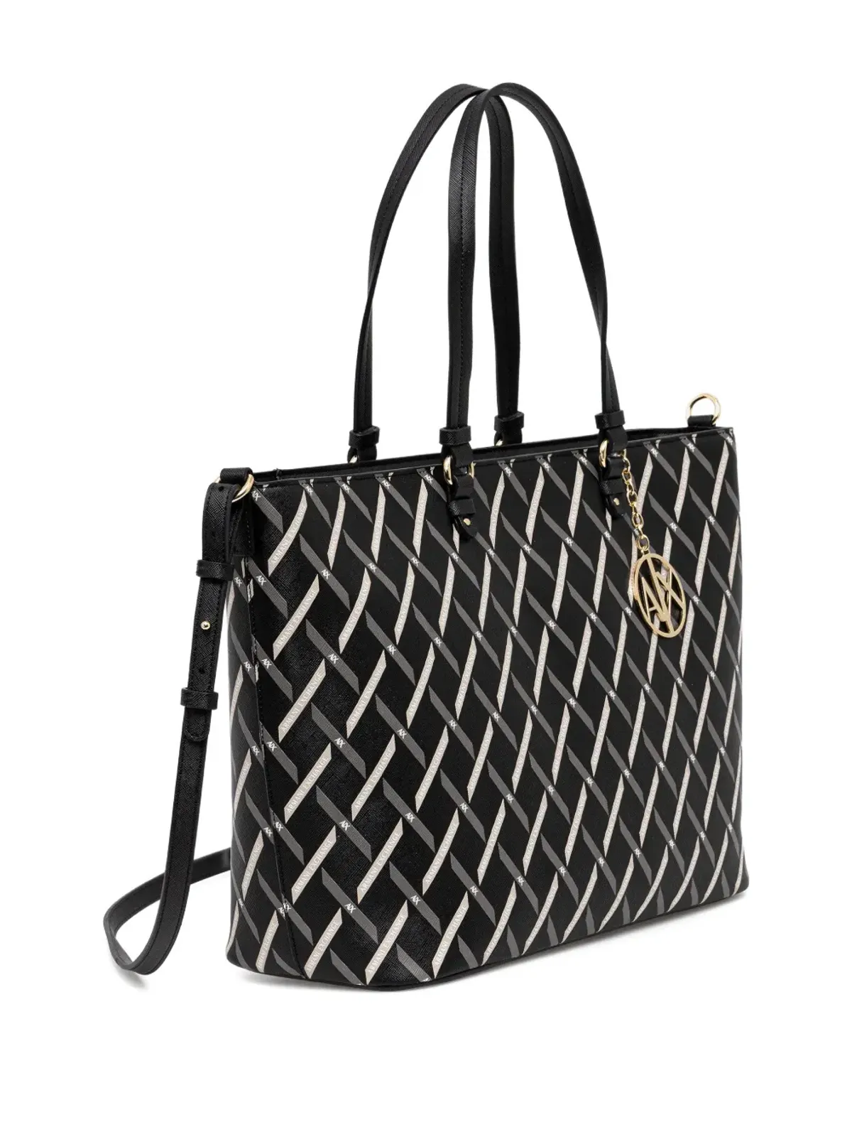 Armani Exchange ロゴチャーム トートバッグ - 画像2
