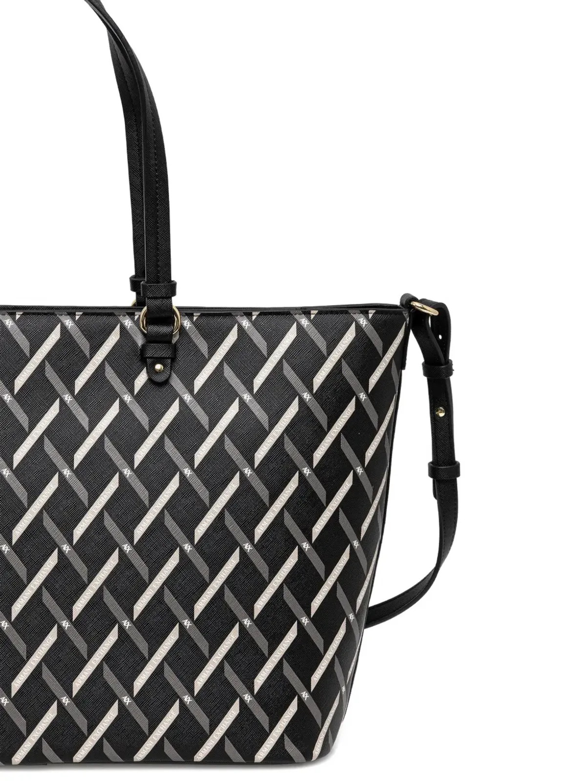 Armani Exchange ロゴチャーム トートバッグ - 画像3