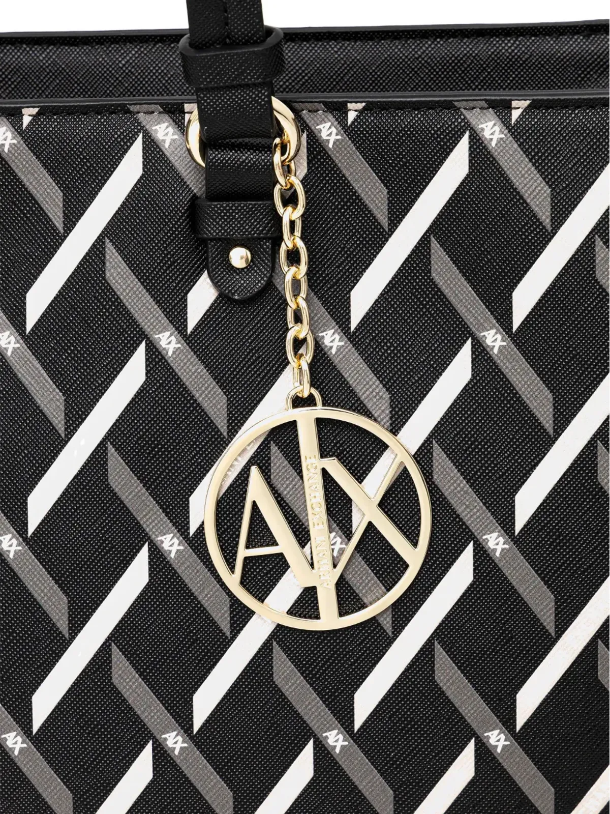 Armani Exchange ロゴチャーム トートバッグ - 画像4