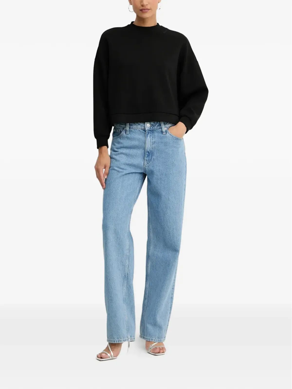 Armani Exchange モックネックスウェットシャツ - 画像2