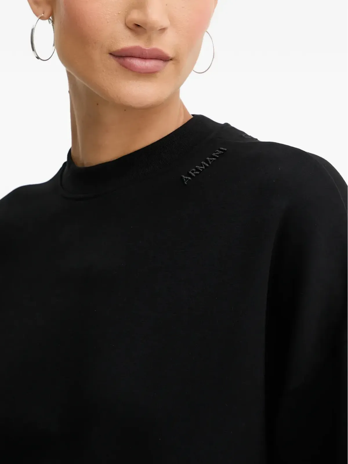 Armani Exchange モックネックスウェットシャツ - 画像4