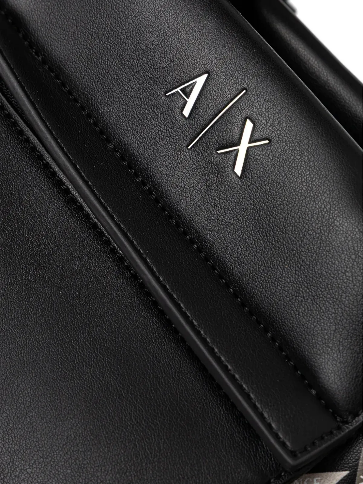 Armani Exchange パターン柄ポケット付きトートバッグ - 画像4