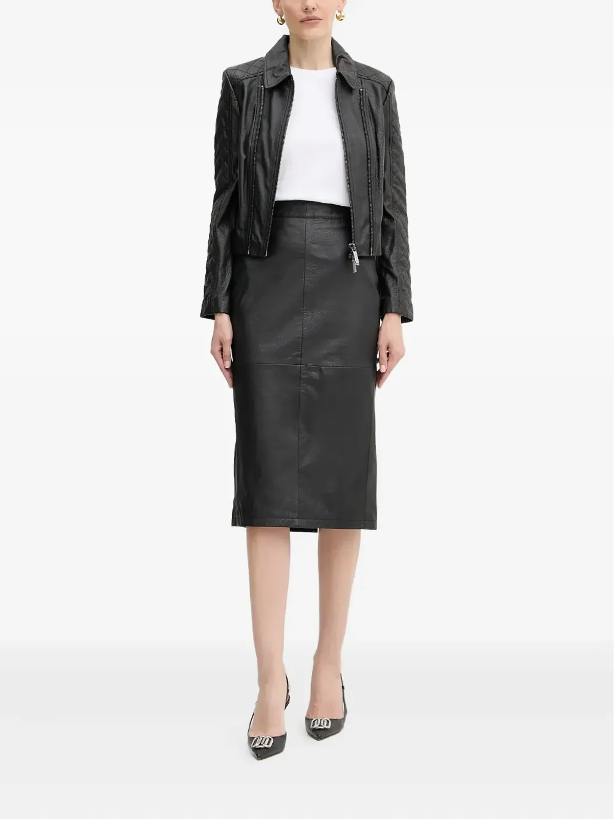 Armani Exchange キルテッドジップジャケット - 画像2