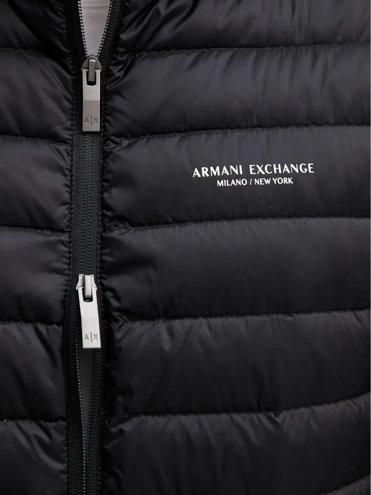 Armani Exchange フード付きキルティングジャケット - 画像5