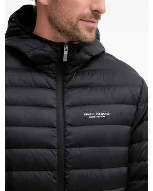 Armani Exchange フード付きキルティングジャケット - サムネイル4
