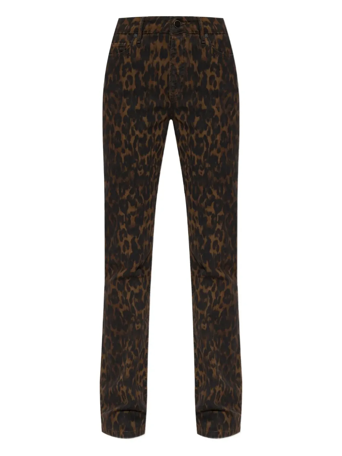 AllSaints レオパードプリントジーンズ - Brown - 画像1