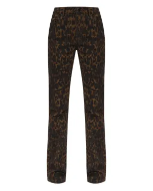 AllSaints レオパードプリントジーンズ - Brown - サムネイル1