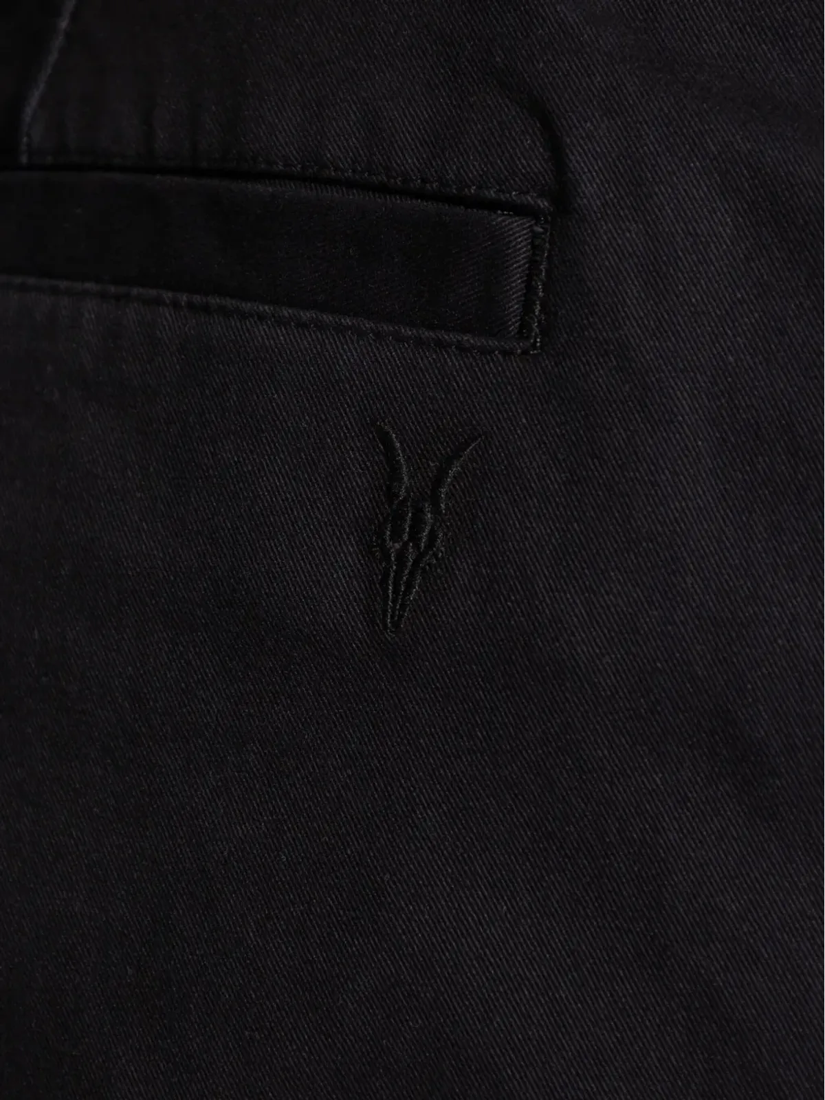 AllSaints 刺繍ロゴ コットンパンツ - 画像5