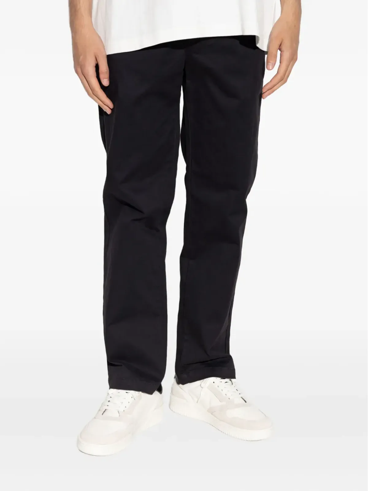AllSaints 刺繍ロゴ コットンパンツ - 画像3