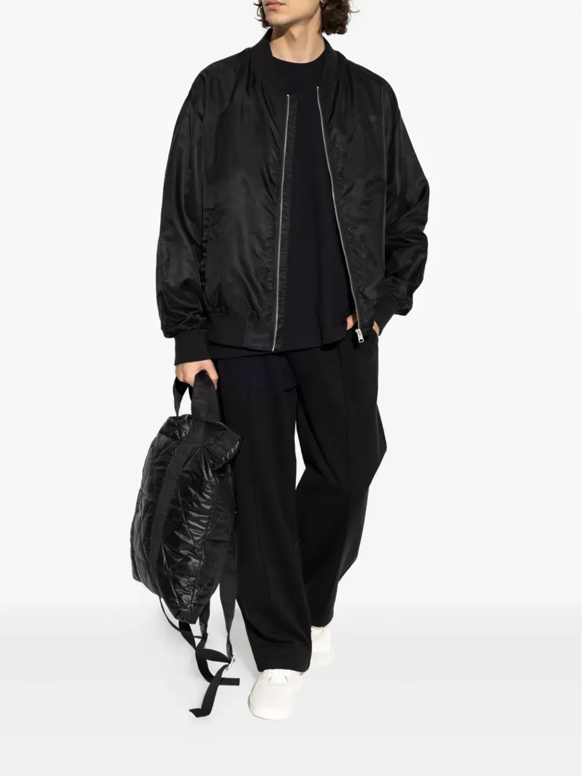 AllSaints ウェーブロゴディテール コットン Tシャツ - 画像2