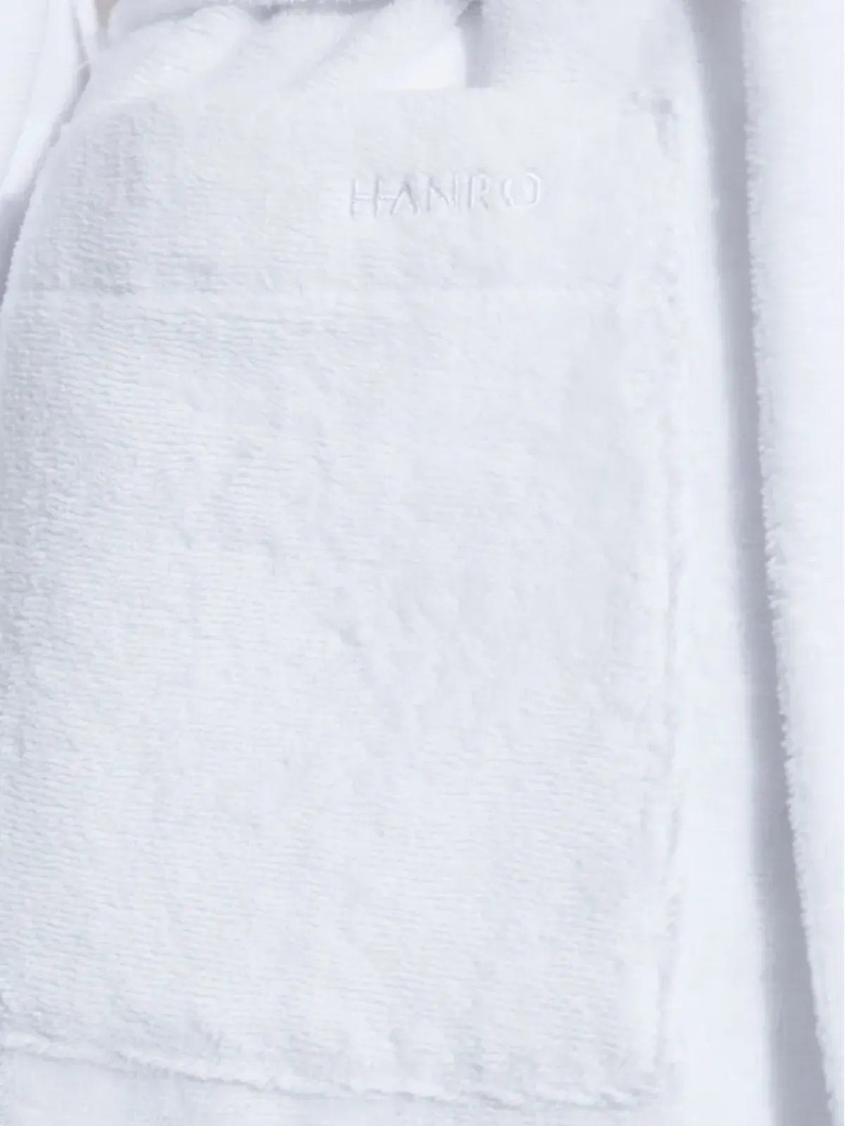 Hanro ショールカラー コットン ローブ - 画像4