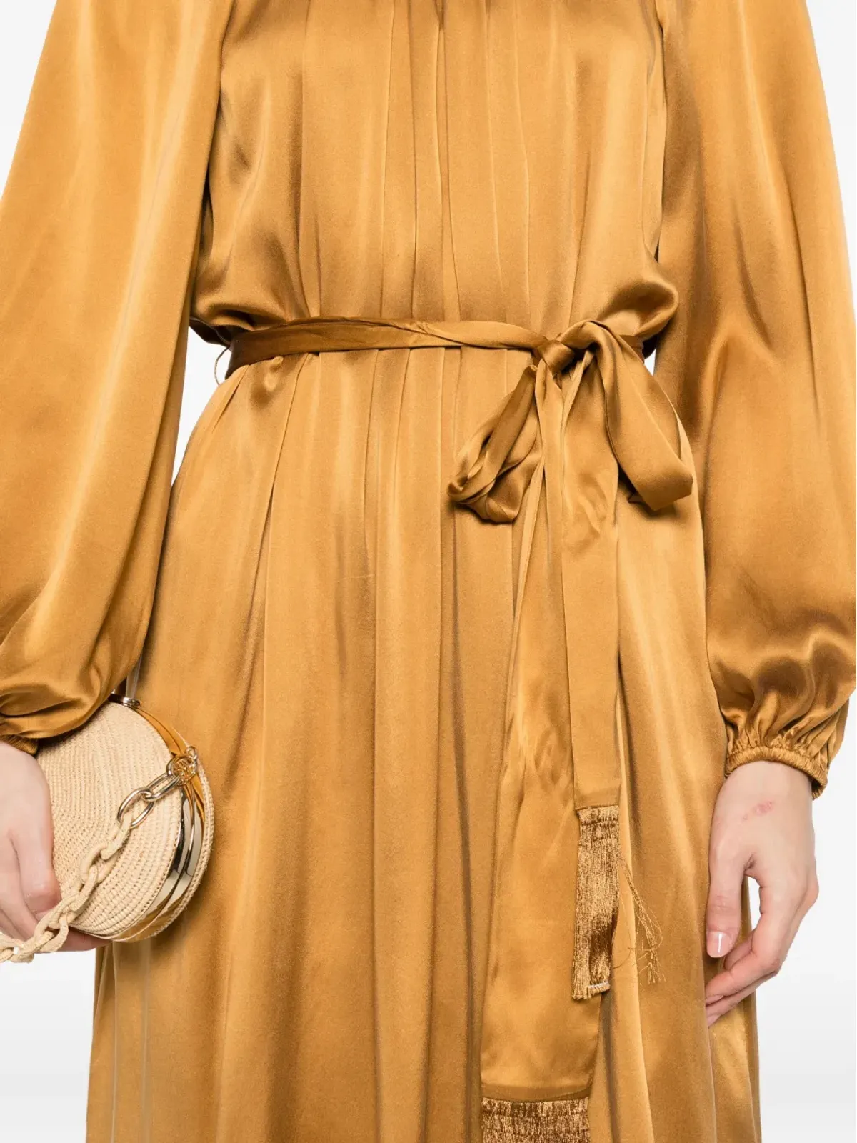ZIMMERMANN Hypnotic Twist Sheath midi dress - Brown - 画像5