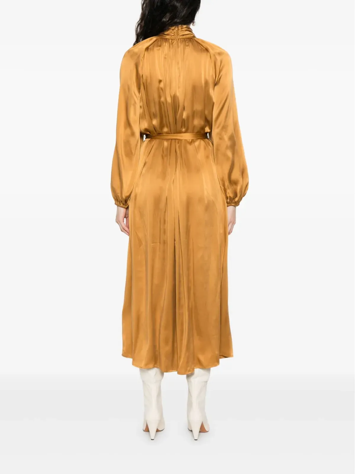 ZIMMERMANN Hypnotic Twist Sheath midi dress - Brown - 画像4