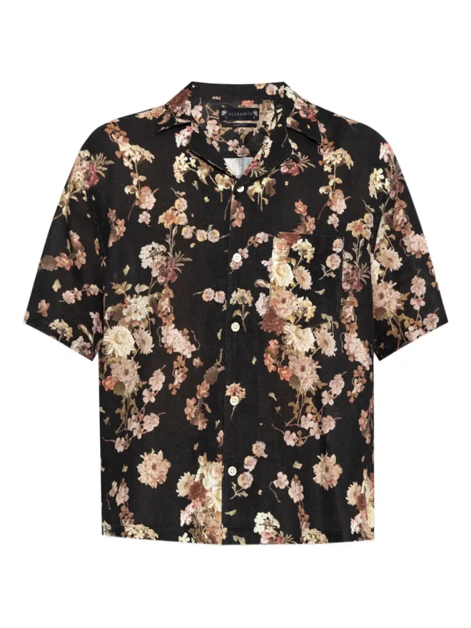ALLSAINTS AllSaints 花柄プリント半袖シャツの商品画像
