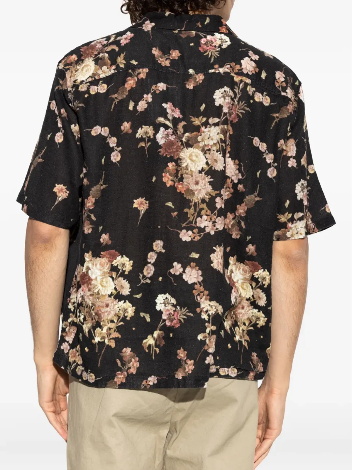 AllSaints 花柄プリント半袖シャツ - 画像4