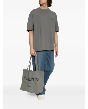 AllSaints Xander ロゴディテール コットン Tシャツ - グリーン - サムネイル2