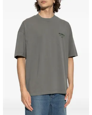 AllSaints Xander ロゴディテール コットン Tシャツ - グリーン - サムネイル3