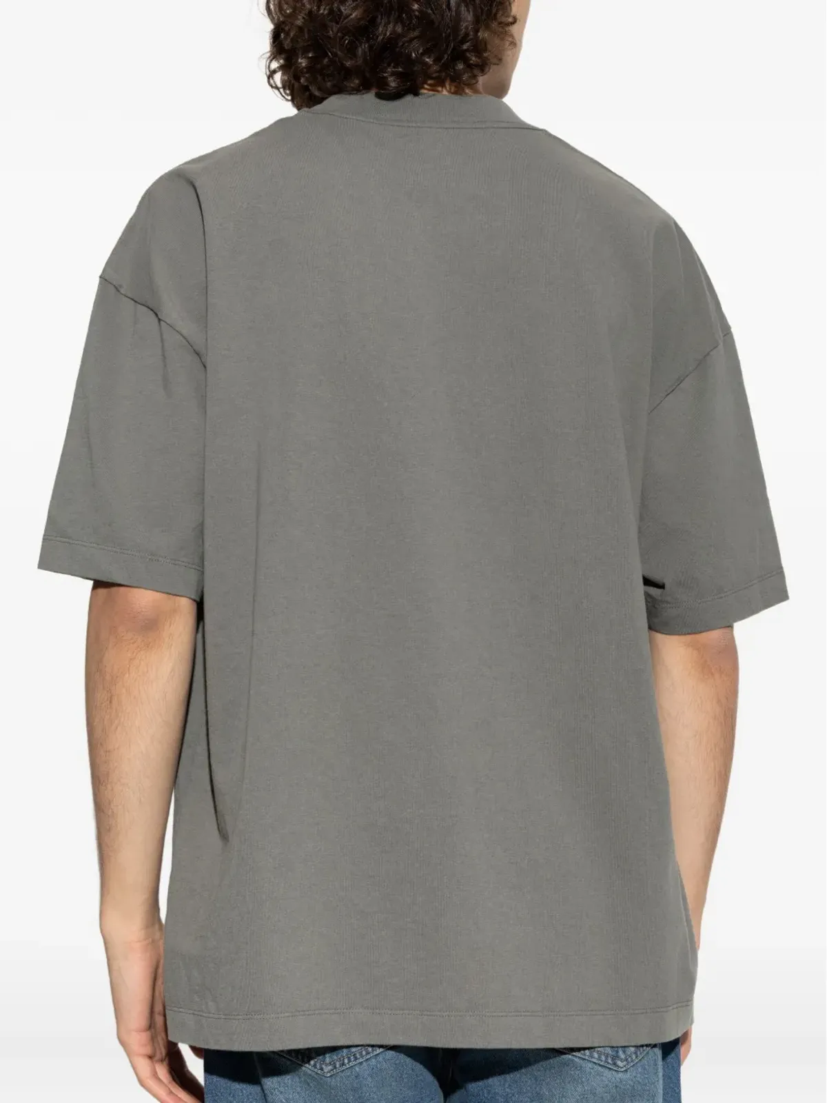 AllSaints Xander ロゴディテール コットン Tシャツ - グリーン - 画像4