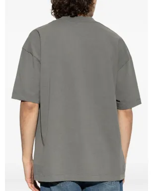 AllSaints Xander ロゴディテール コットン Tシャツ - グリーン - サムネイル4