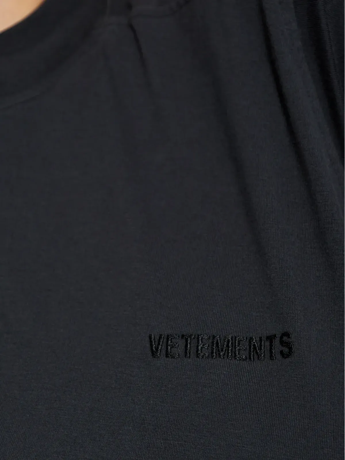 VETEMENTS アシンメトリックレイヤードTシャツ - 画像5