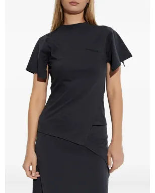 VETEMENTS アシンメトリックレイヤードTシャツ - サムネイル3