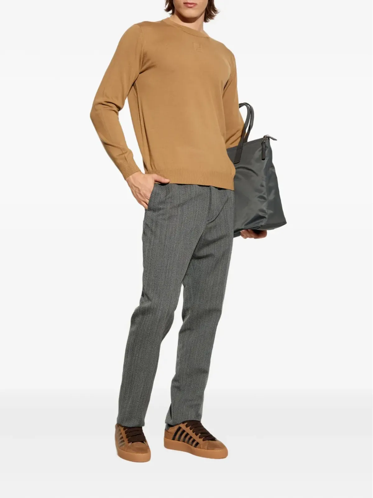 Tod's ピンストライプパンツ - 画像2
