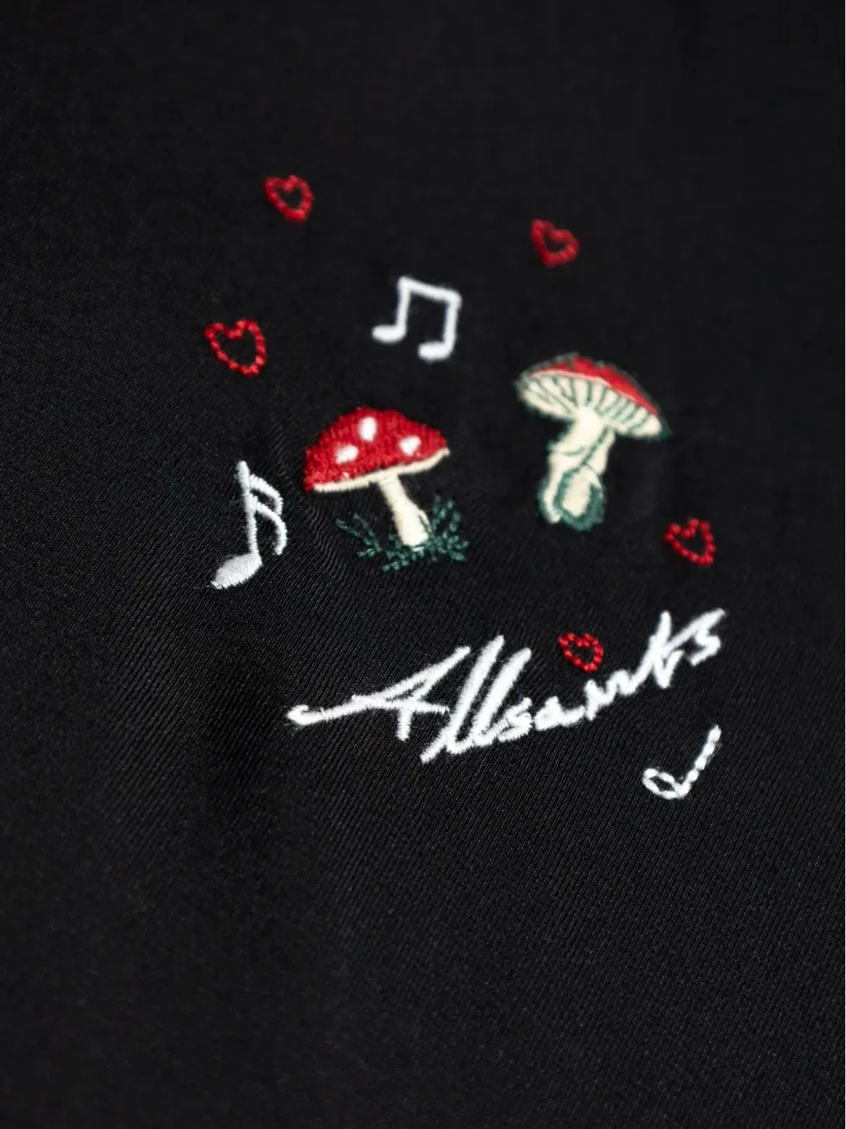 AllSaints グラフィック刺繍シャツ - 画像5