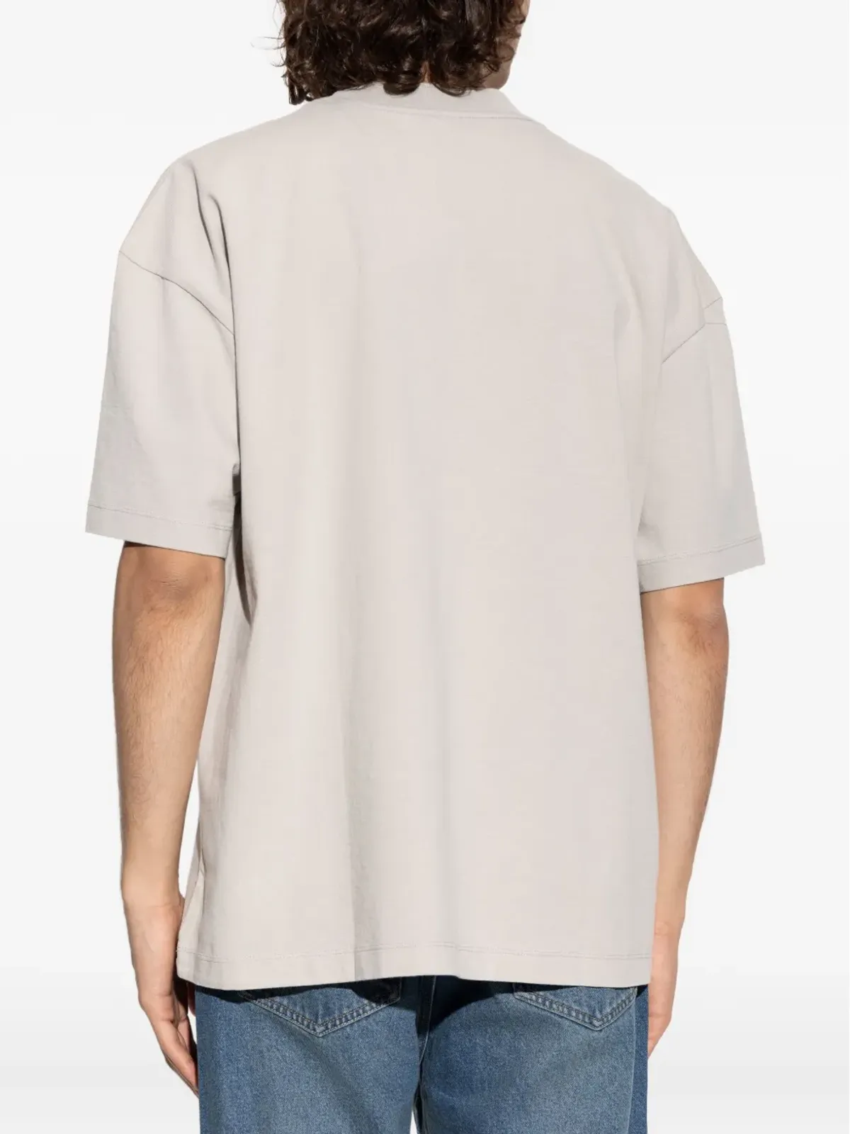 AllSaints 刺繍ロゴ入り コットン Tシャツ - 画像4