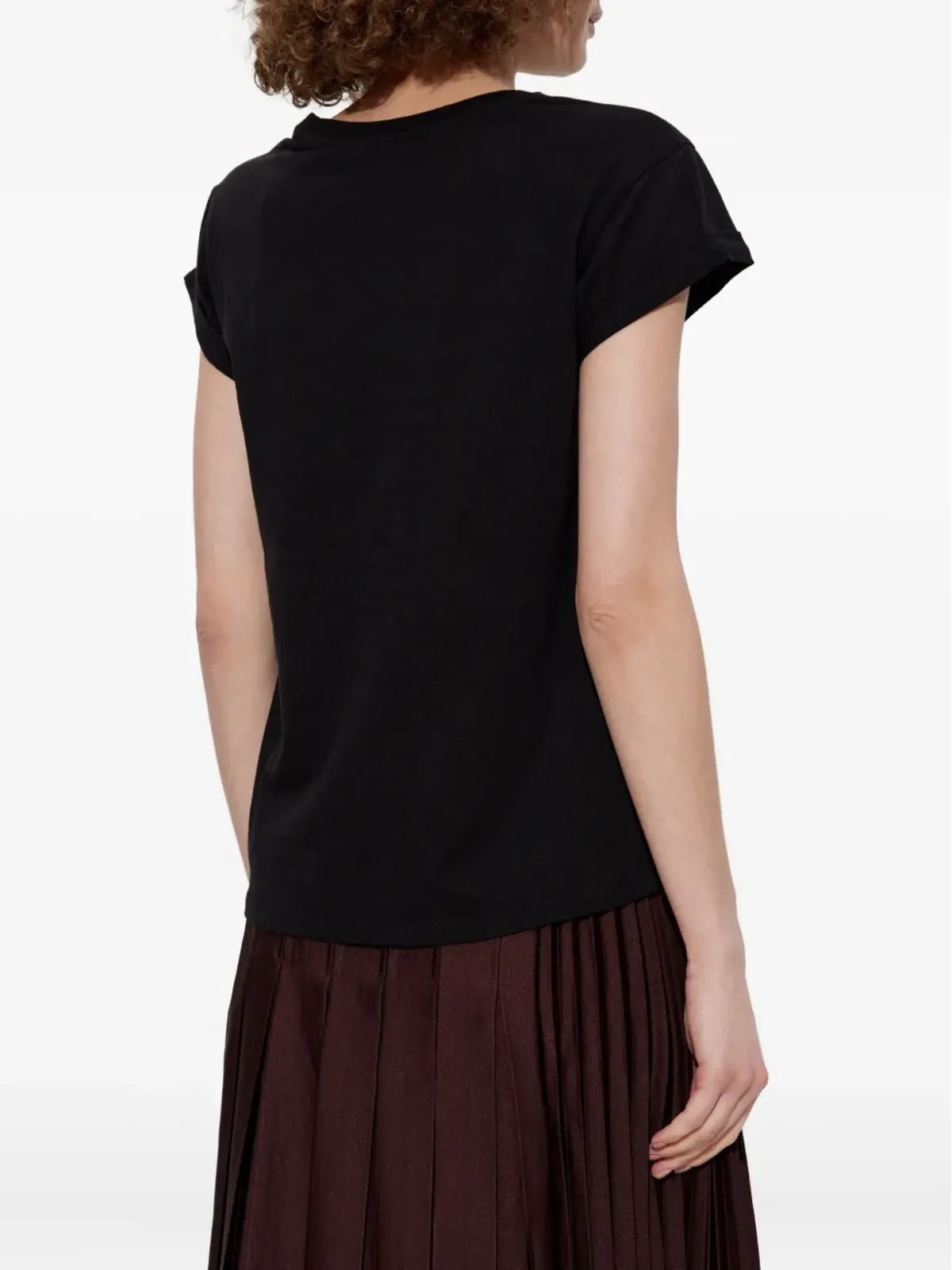 AllSaints タイガープリント コットン Tシャツ - ブラック - 画像4