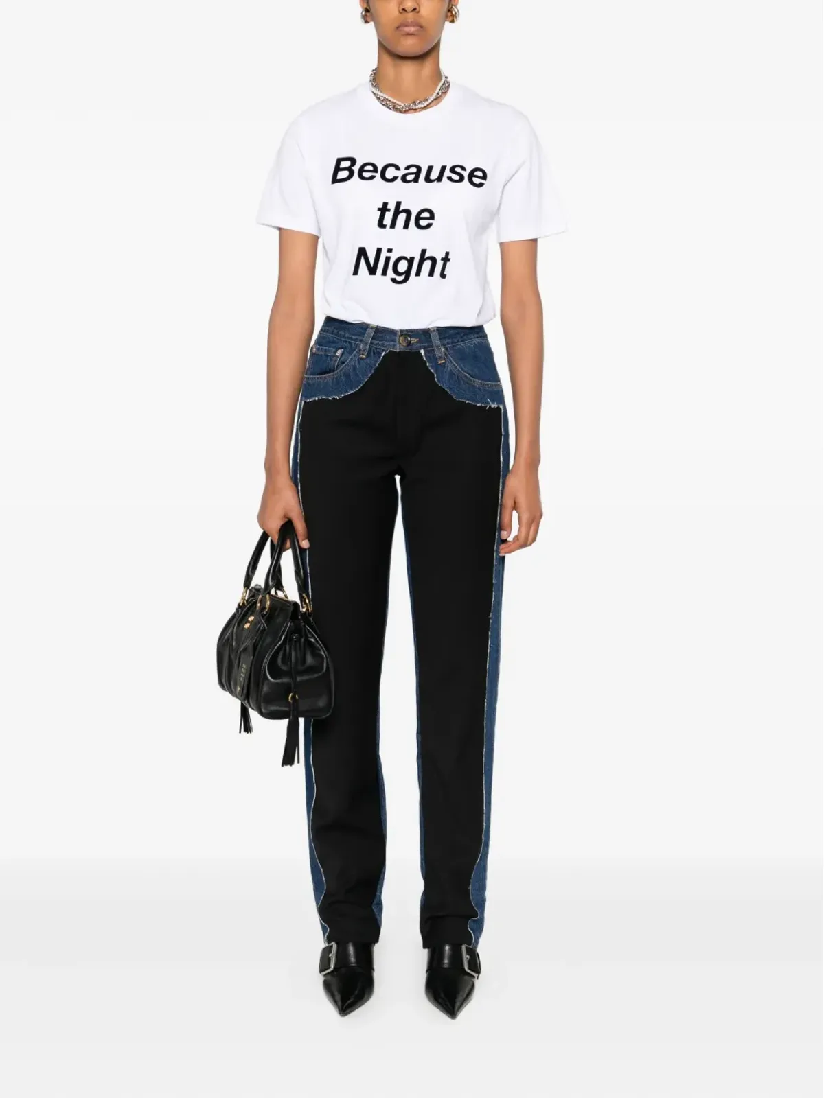 Lutz Huelle オーガニックコットンTシャツ - ホワイト - 画像2