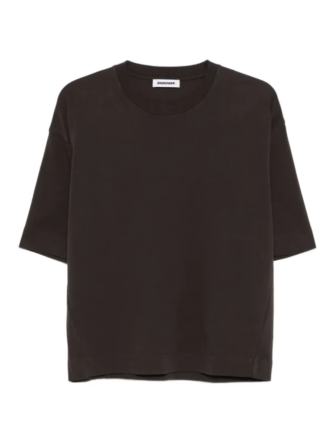 DARKPARK DARKPARK クルーネック半袖Tシャツ - ブラウンの商品画像