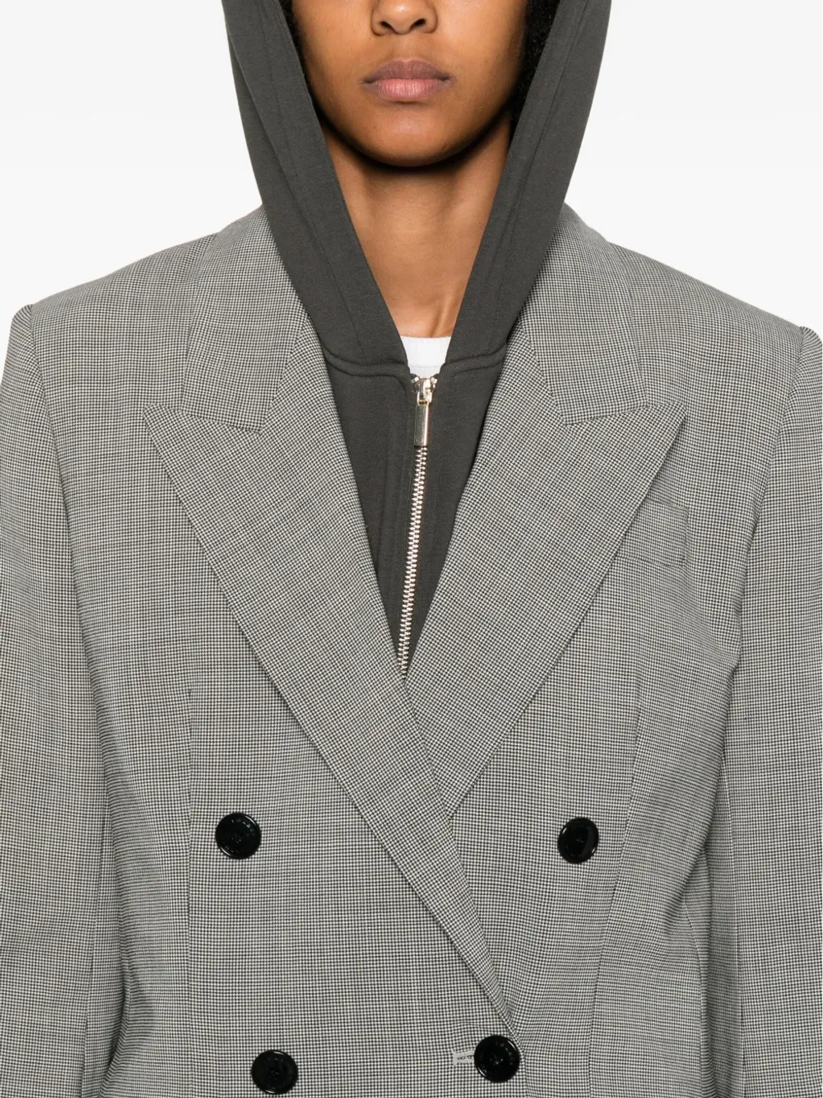 MARANT ÉTOILE チェック柄ダブルブレストジャケット - 画像5