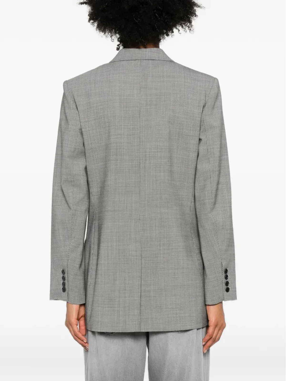 MARANT ÉTOILE チェック柄ダブルブレストジャケット - 画像4