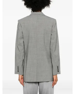 MARANT ÉTOILE チェック柄ダブルブレストジャケット - サムネイル4