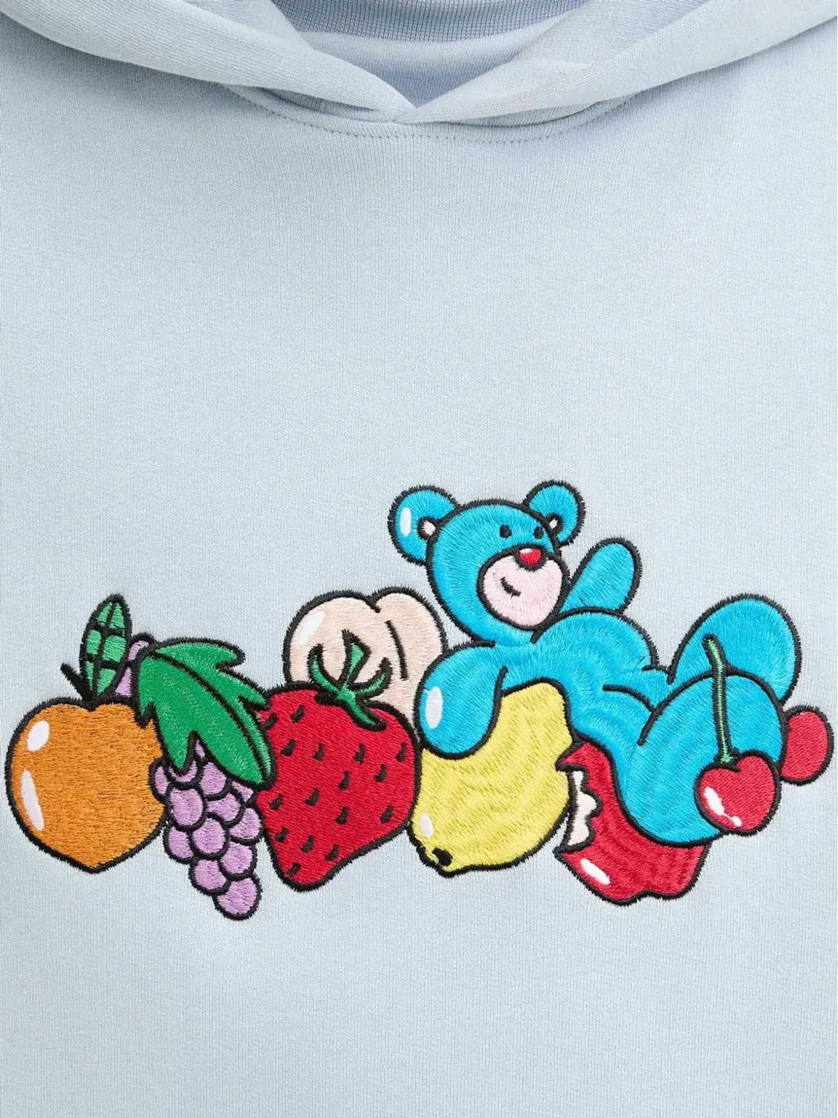 INBETWEENERS 刺繍入りフード付きスウェットシャツ - Blue - 画像5