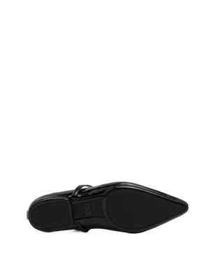 Armani Exchange ポインテッドストラップ バレエフラット - サムネイル5