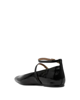 Armani Exchange ポインテッドストラップ バレエフラット - サムネイル3
