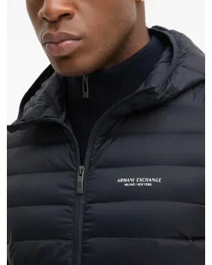 Armani Exchange フード付きパディッドジャケット - サムネイル4