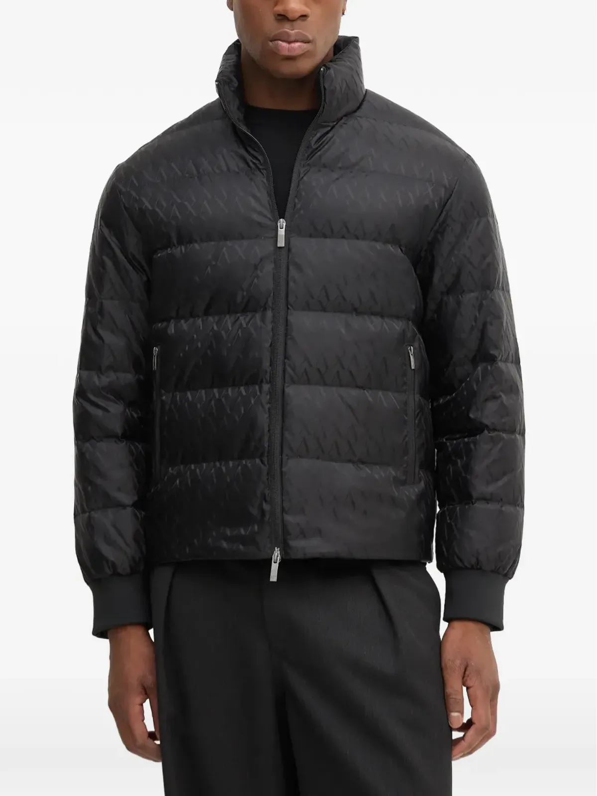 Armani Exchange モノグラム柄ジャケット - 画像1