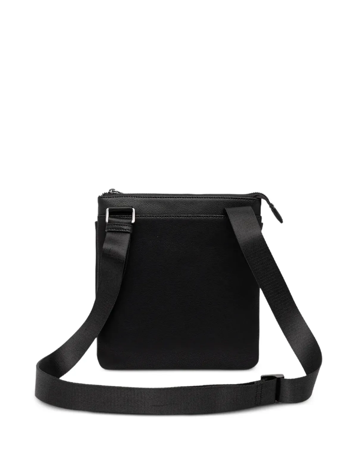 Armani Exchange ロゴディテール ポケット メッセンジャーバッグ ブラック - 画像2